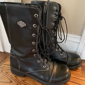Harley Davidson women’s lace up boots